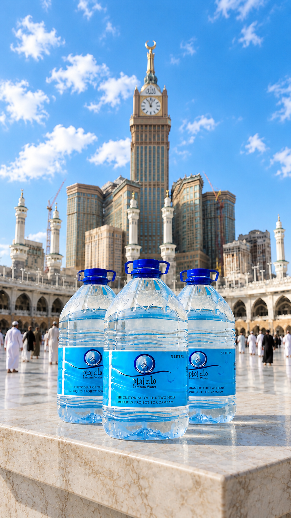 Abe Zamzam Water 5 Litre | 100% Original Makkah Imported & Sealed Pack