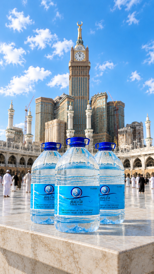 Abe Zamzam Water 5 Litre | 100% Original Makkah Imported & Sealed Pack